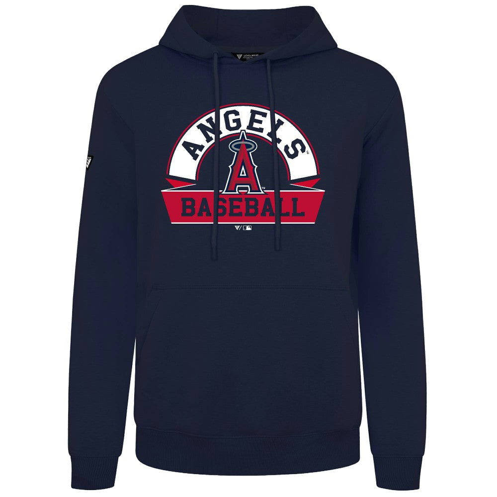 Los Angeles Angels Levelwear Podium Banner Arch Hoodie - Navy Hoodies