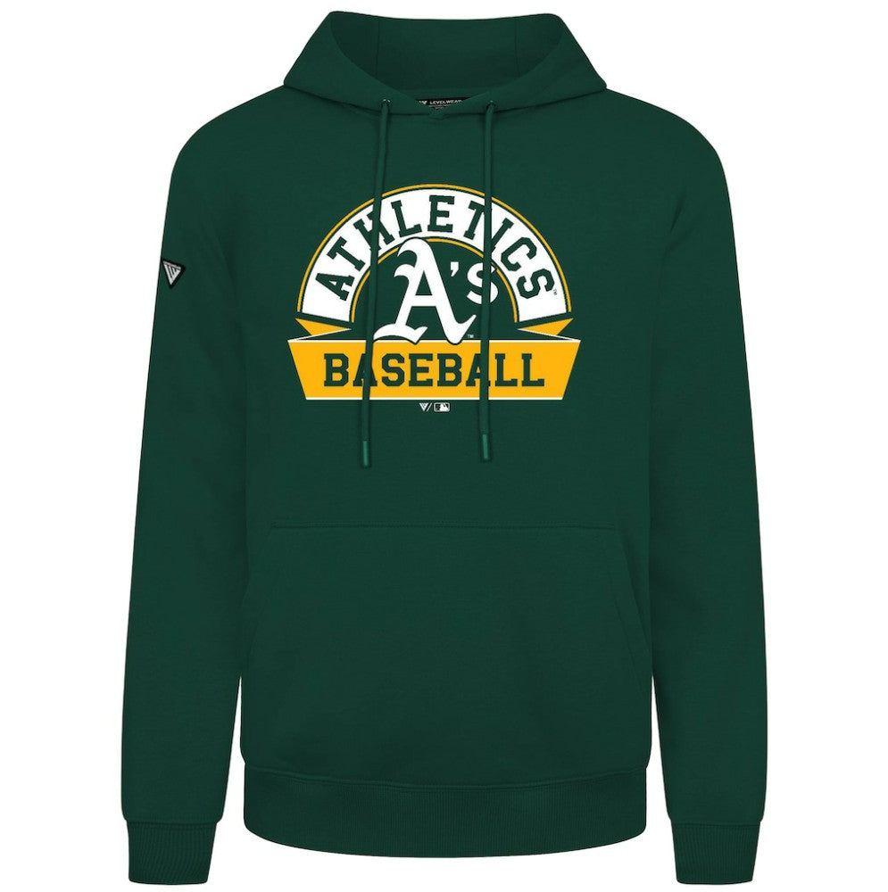 Athletics Levelwear Podium Banner Arch Hoodie - Green Hoodies