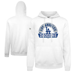 Los Angeles Dodgers Levelwear Podium Banner Arch Hoodie - White Hoodies