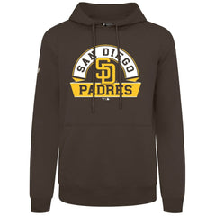 San Diego Padres Levelwear Podium Banner Arch Hoodie - Brown Hoodies