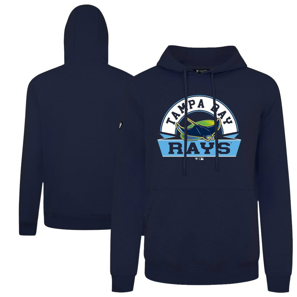 Tampa Bay Rays Levelwear Podium Banner Arch Hoodie - Navy Hoodies