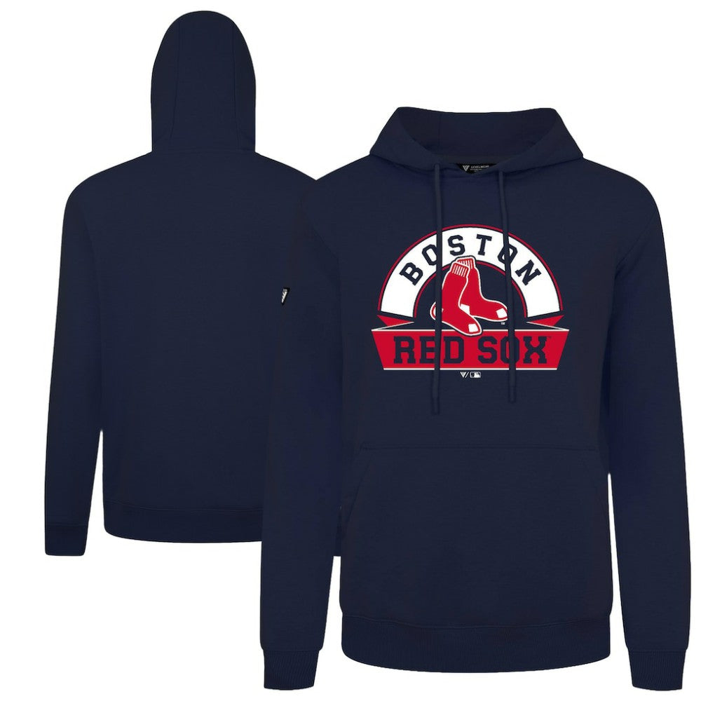 Boston Red Sox Levelwear Podium Banner Arch Hoodie - Navy Hoodies