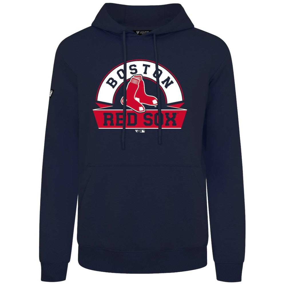 Boston Red Sox Levelwear Podium Banner Arch Hoodie - Navy Hoodies