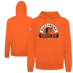Baltimore Orioles Levelwear Podium Banner Arch Hoodie - Orange Hoodies