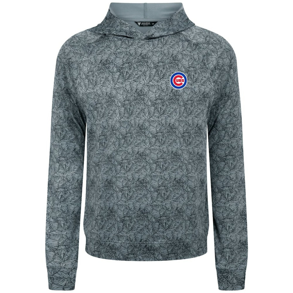 Chicago Cubs Levelwear Albatross Raglan Hoodie - Gray Hoodies
