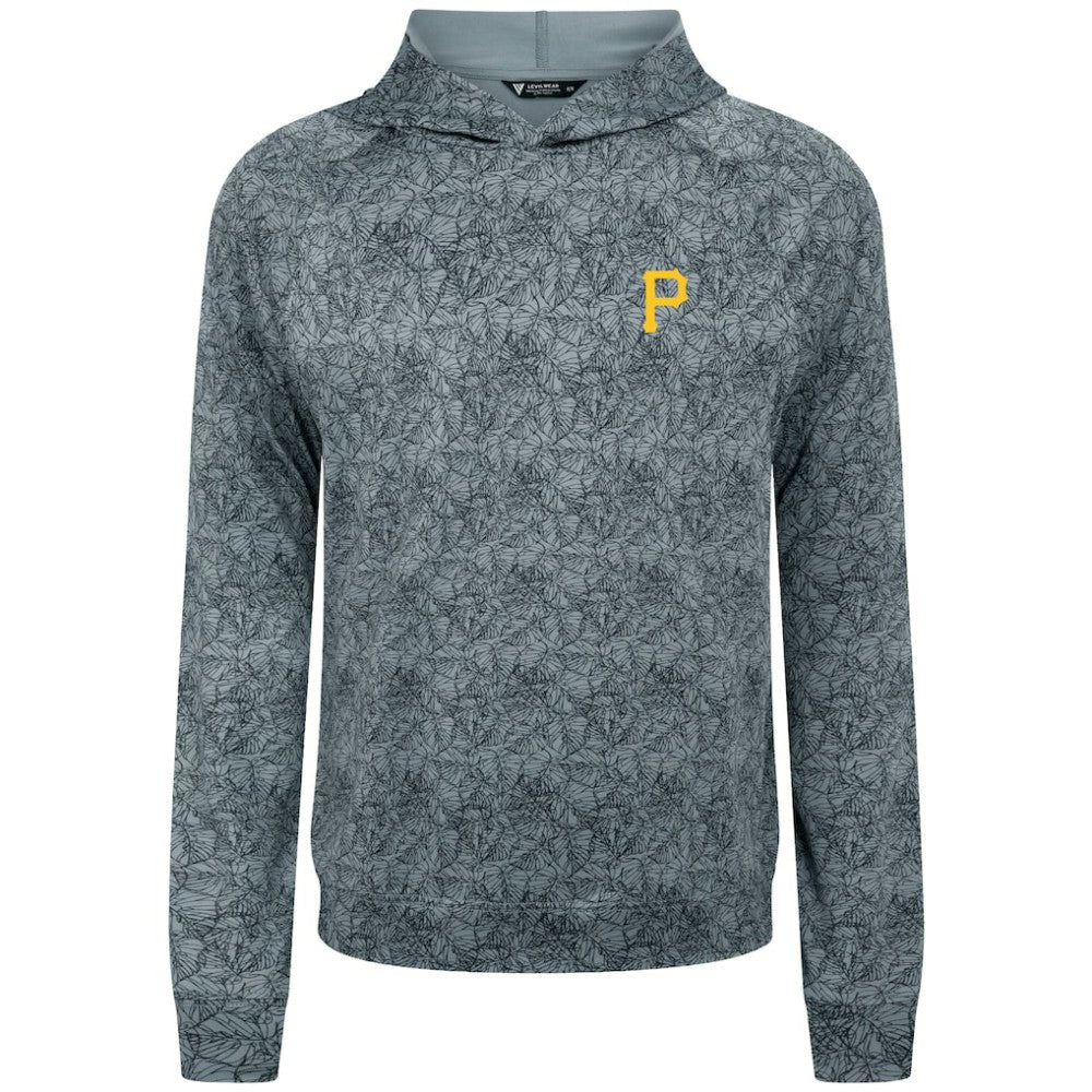 Pittsburgh Pirates Levelwear Albatross Raglan Hoodie - Gray Hoodies