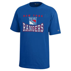 New York Rangers Champion Youth Graphic T-Shirt - Blue | US 203391346