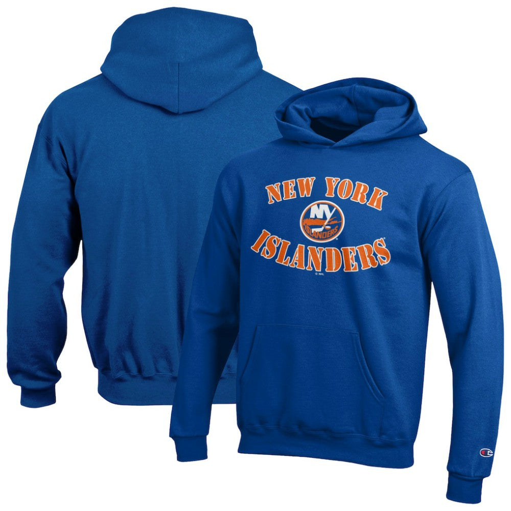 New York Islanders Champion Youth Fleece Powerblend Hoodie - Blue | US 203391351