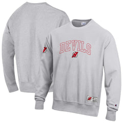 New Jersey Devils Champion Reverse Weave Fleece Sweatshirt - Gray | US 203391353