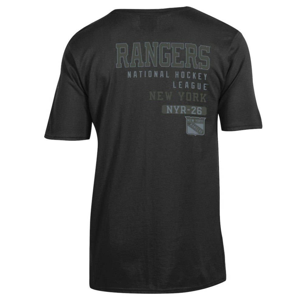 New York Rangers Champion Tonal T-Shirt - Black | US 203391355