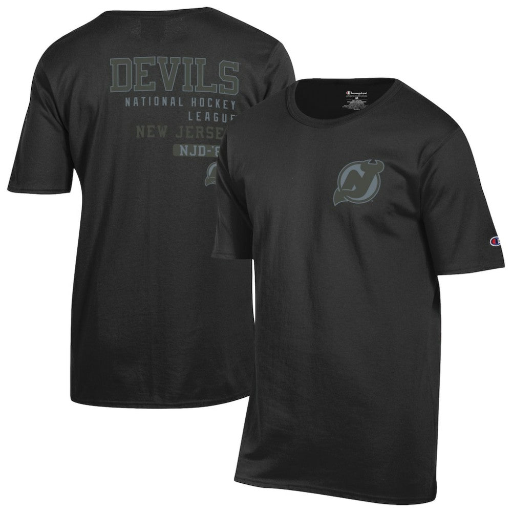 New Jersey Devils Champion Tonal T-Shirt - Black | US 203391356