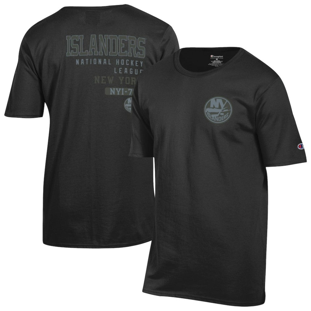 New York Islanders Champion Tonal T-Shirt - Black | US 203391357