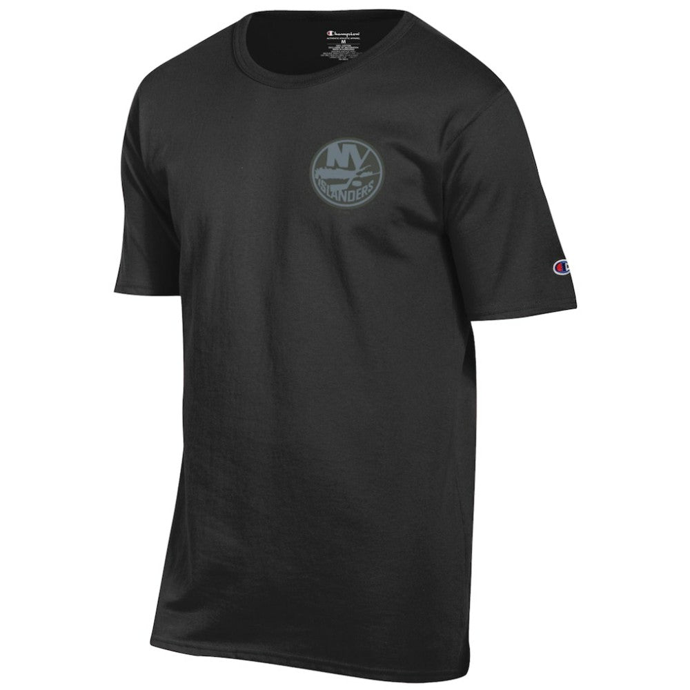 New York Islanders Champion Tonal T-Shirt - Black | US 203391357