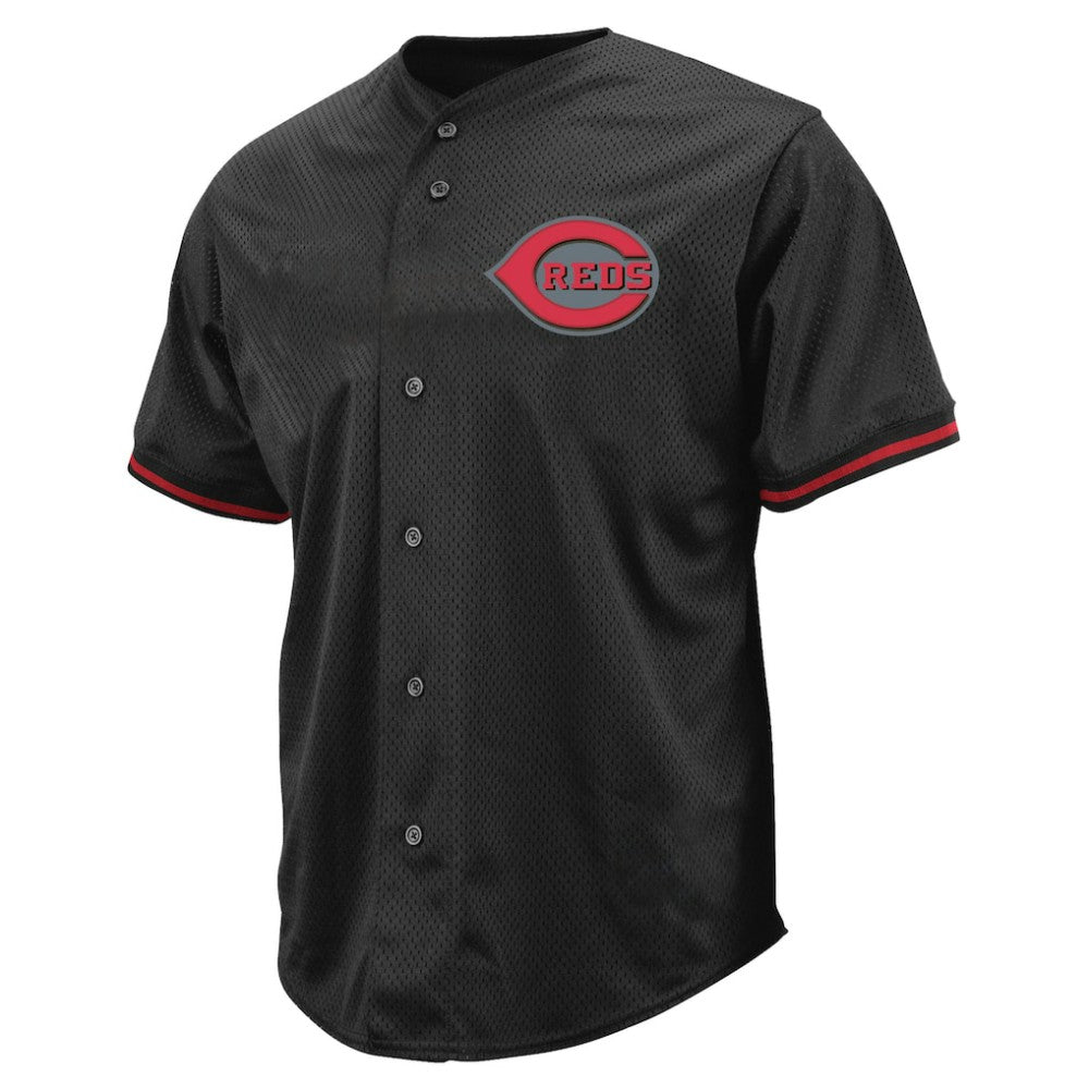 Elly De La Cruz Cincinnati Reds Profile Big & Tall Pop Fashion Jersey - Black Jerseys