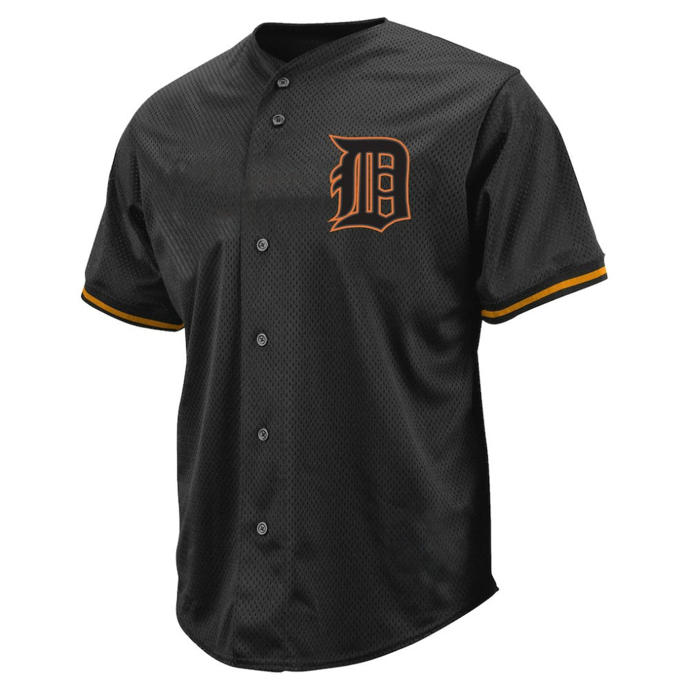 Tarik Skubal Detroit Tigers Profile Big & Tall Pop Fashion Jersey - Black Jerseys