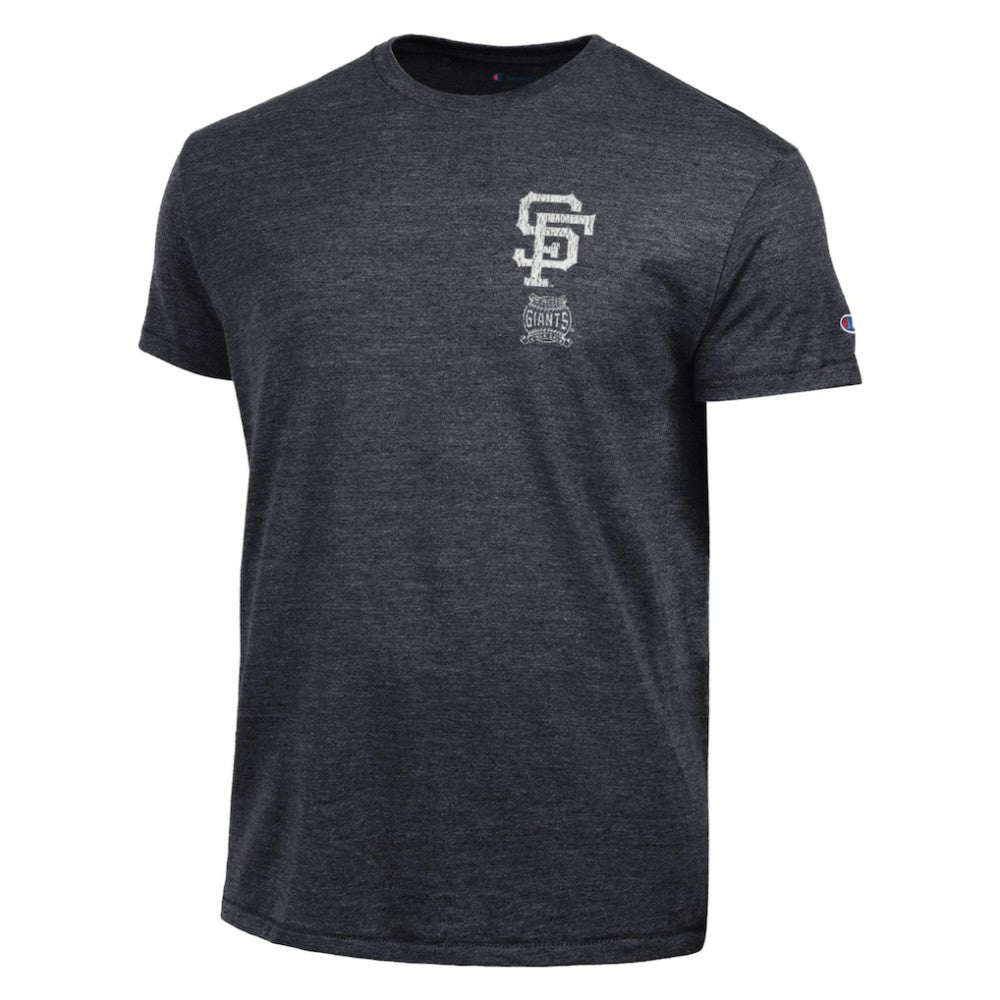 San Francisco Giants Champion Vintage 3-Hit Tri-Blend T-Shirt - Black T-shirts