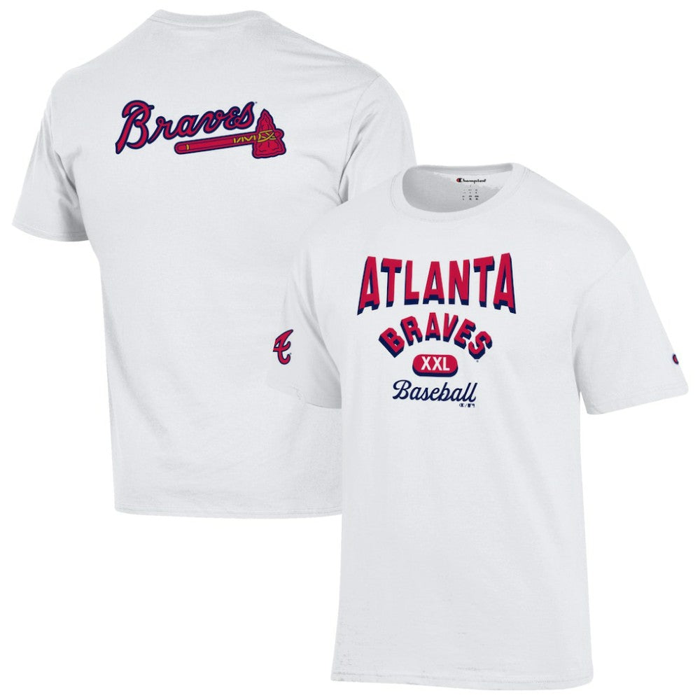 Atlanta Braves Champion 3-Hit Jersey T-Shirt - White Jerseys