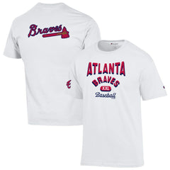 Atlanta Braves Champion 3-Hit Jersey T-Shirt - White Jerseys