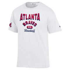 Atlanta Braves Champion 3-Hit Jersey T-Shirt - White Jerseys