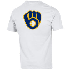 Milwaukee Brewers Champion 3-Hit Jersey T-Shirt - White Jerseys