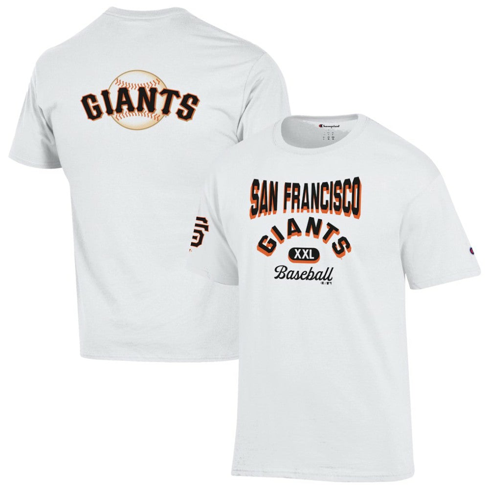 San Francisco Giants Champion 3-Hit Jersey T-Shirt - White Jerseys