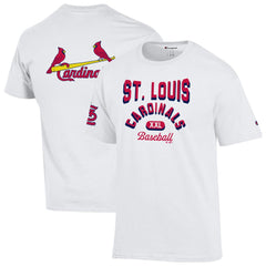 St. Louis Cardinals Champion 3-Hit Jersey T-Shirt - White Jerseys