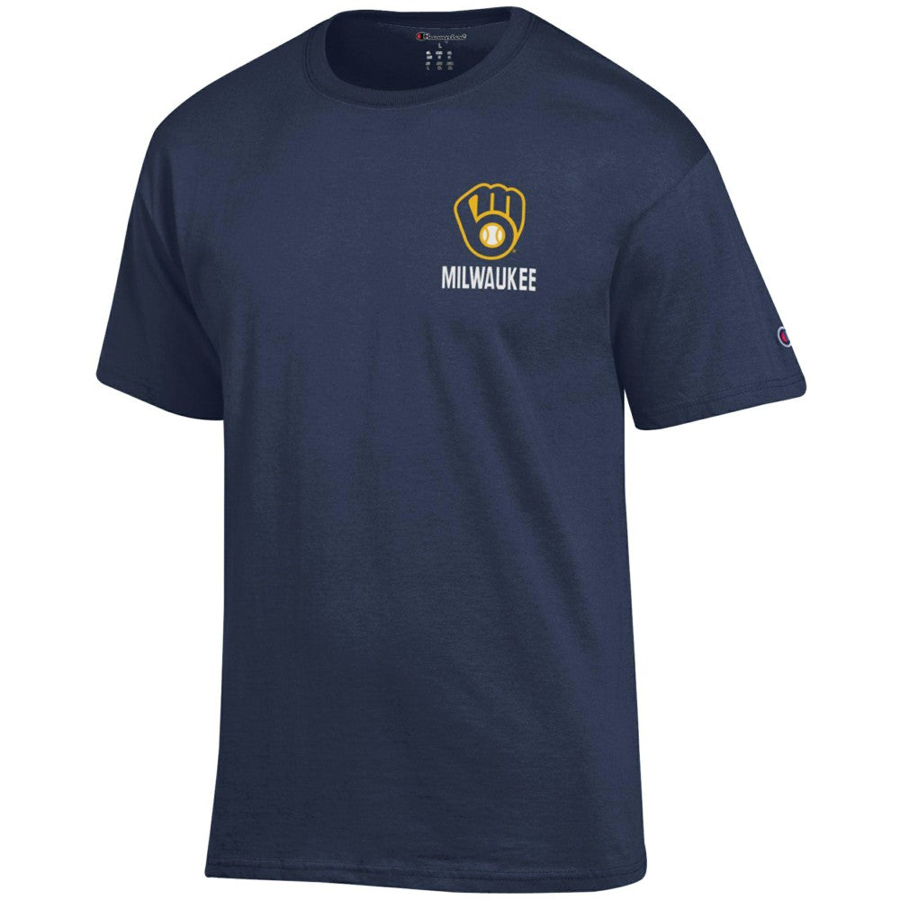 Milwaukee Brewers Champion Jersey T-Shirt - Navy Jerseys