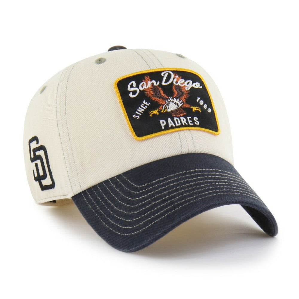 San Diego Padres '47 Keepsake Collection Clean Up Adjustable Hat - Natural/Black Hats