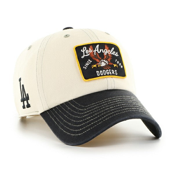 Los Angeles Dodgers '47 Keepsake Collection Clean Up Adjustable Hat - Natural/Black Hats