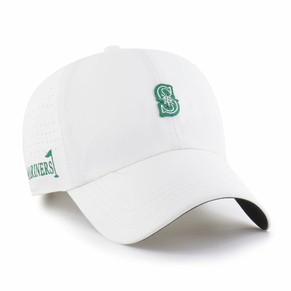 Seattle Mariners '47 Elevated Greens Clean Up Adjustable Hat - White Hats