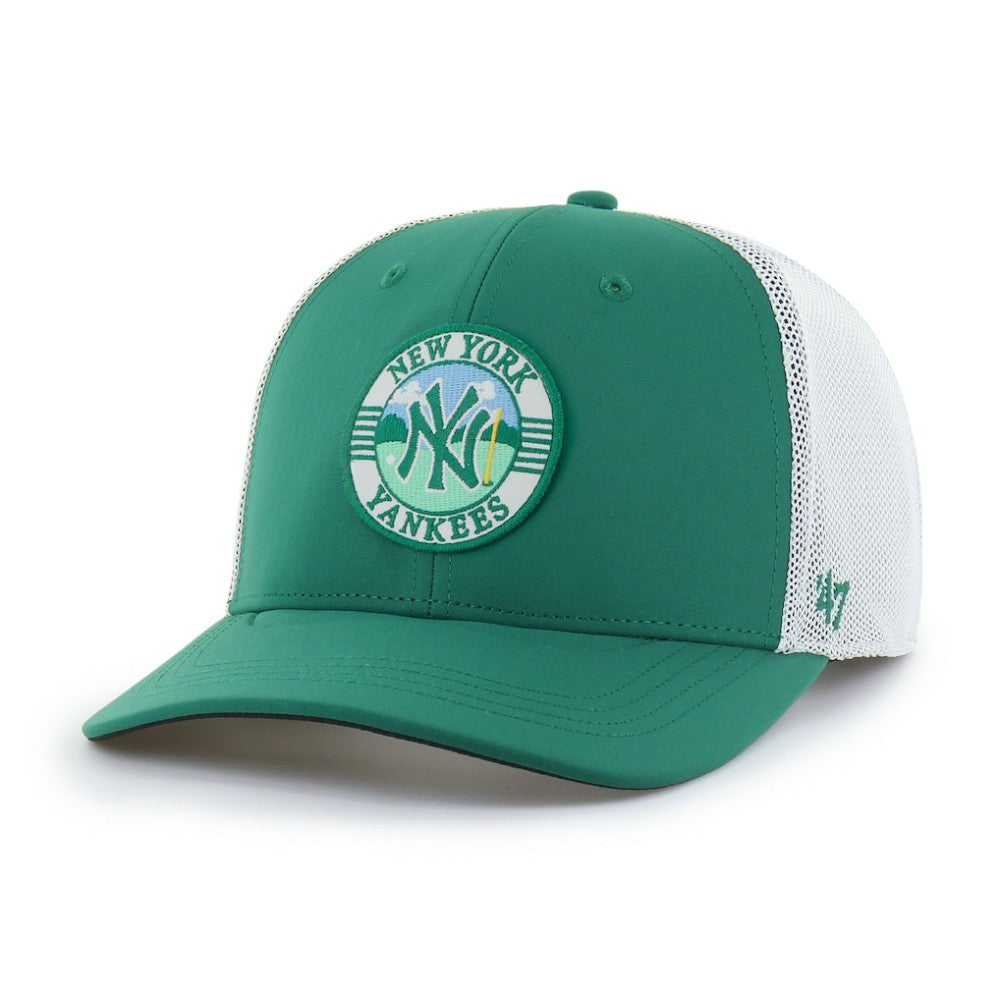 New York Yankees '47 Elevated Greens Adjustable Trucker Hat - Kelly Green/White Hats