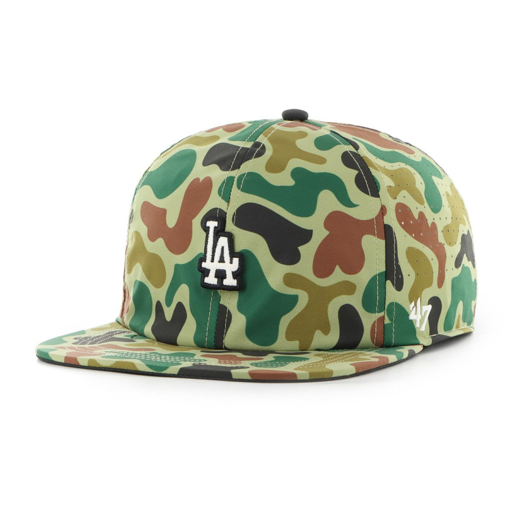 Los Angeles Dodgers '47 Elevated Greens Captain Adjustable Hat - Camo Hats
