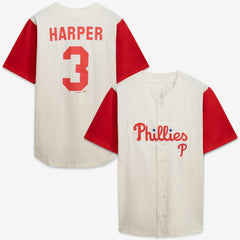 Philadelphia Phillies Profile Big & Tall Two-Color Fashion Jersey - Cream/Red Jerseys