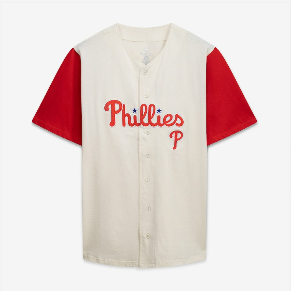 Philadelphia Phillies Profile Big & Tall Two-Color Fashion Jersey - Cream/Red Jerseys