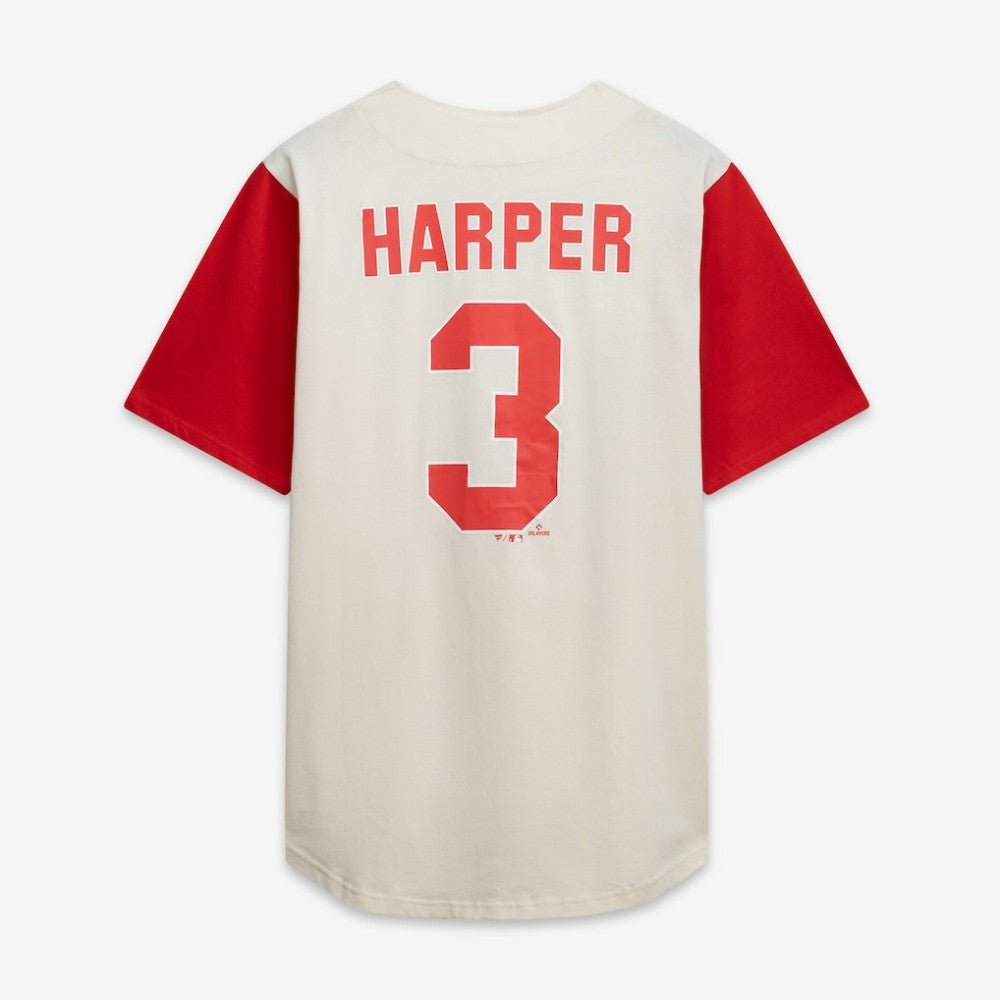 Philadelphia Phillies Profile Big & Tall Two-Color Fashion Jersey - Cream/Red Jerseys