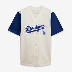 Los Angeles Dodgers Profile Big & Tall Two-Color Fashion Jersey - Cream/Royal Jerseys