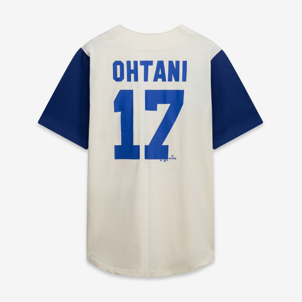 Los Angeles Dodgers Profile Big & Tall Two-Color Fashion Jersey - Cream/Royal Jerseys
