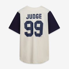 New York Yankees Profile Big & Tall Two-Color Fashion Jersey - Cream/Navy Jerseys