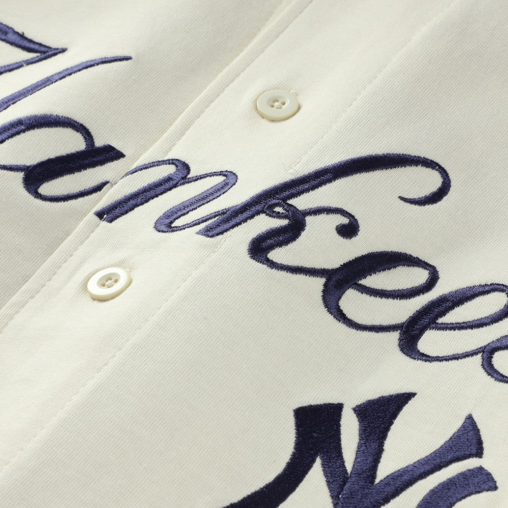 New York Yankees Profile Big & Tall Two-Color Fashion Jersey - Cream/Navy Jerseys