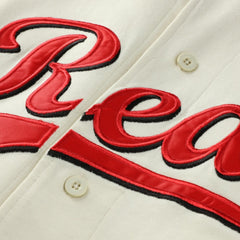 Cincinnati Reds Profile Big & Tall Two-Color Fashion Jersey - Cream/Red Jerseys