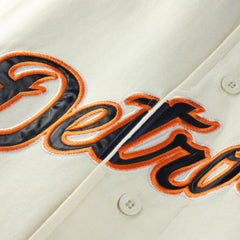 Detroit Tigers Profile Big & Tall Two-Color Fashion Jersey - Cream/Navy Jerseys