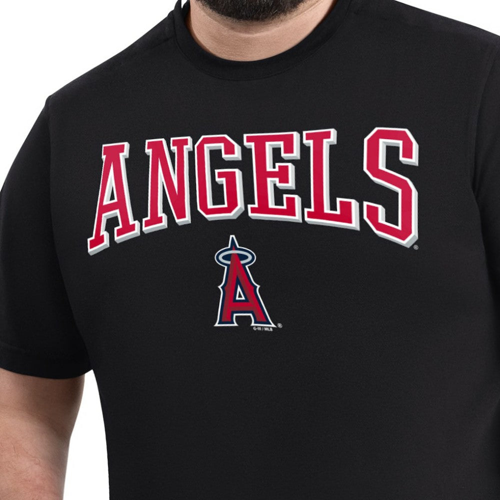 Los Angeles Angels G-III Sports by Carl Banks Adaptive Classic Team Spirit T-Shirt - Navy T-shirts