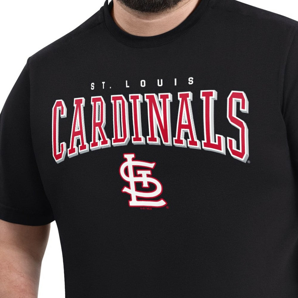 St. Louis Cardinals G-III Sports by Carl Banks Adaptive Classic Team Spirit T-Shirt - Navy T-shirts