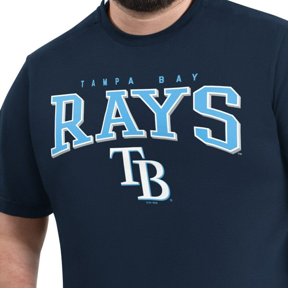 Tampa Bay Rays G-III Sports by Carl Banks Adaptive Classic Team Spirit T-Shirt - Navy T-shirts