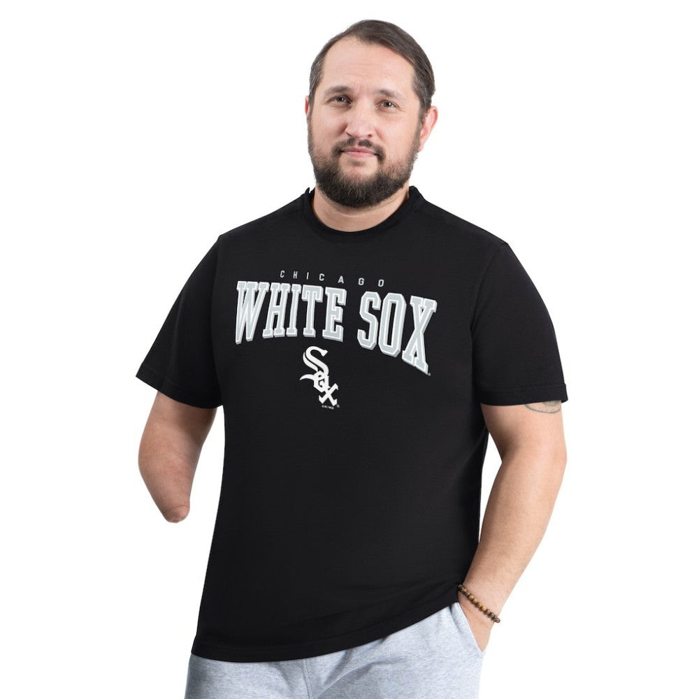 Chicago White Sox G-III Sports by Carl Banks Adaptive Classic Team Spirit T-Shirt - Black T-shirts