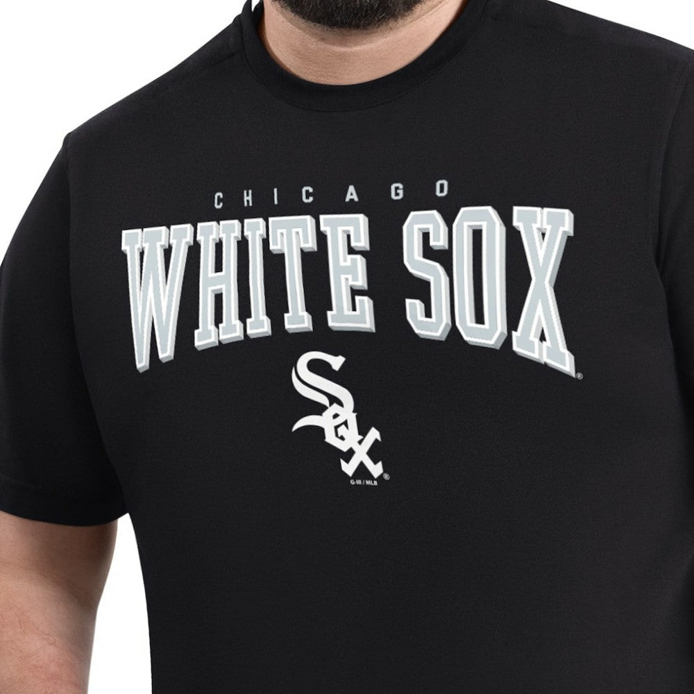 Chicago White Sox G-III Sports by Carl Banks Adaptive Classic Team Spirit T-Shirt - Black T-shirts