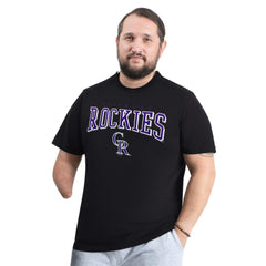 Colorado Rockies G-III Sports by Carl Banks Adaptive Classic Team Spirit T-Shirt - Black T-shirts