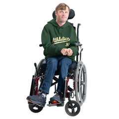 Athletics G-III Sports by Carl Banks Adaptive Lockup Fleece Hoodie - Green Hoodies