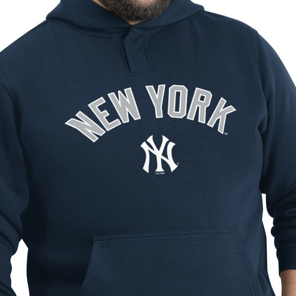 New York Yankees G-III Sports by Carl Banks Adaptive Lockup Fleece Hoodie - Navy Hoodies