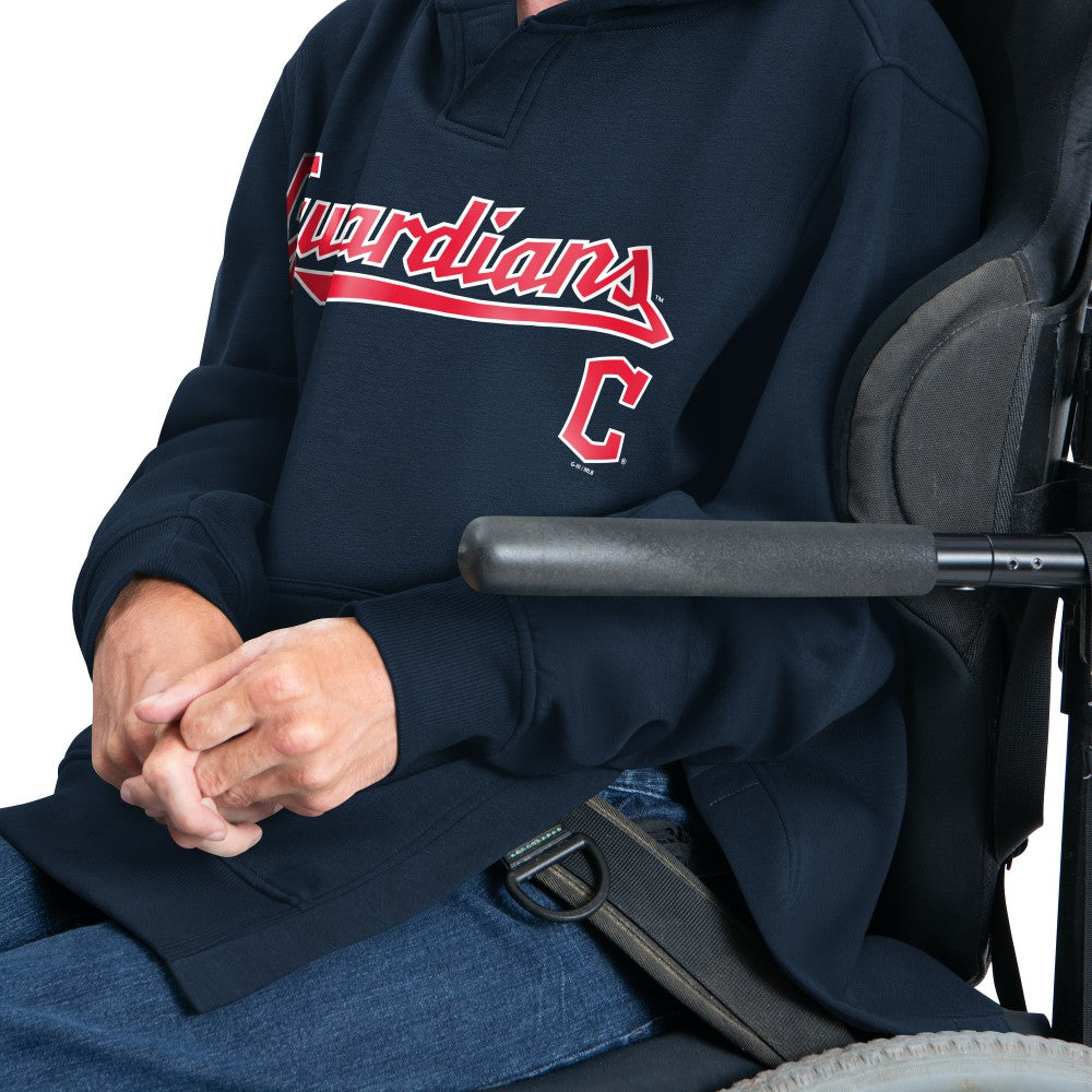 Cleveland Guardians G-III Sports by Carl Banks Adaptive Lockup Fleece Hoodie - Navy Hoodies